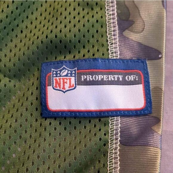 NFL Denver Broncos Camo Dog Jersey NWOT BENEFITS SENIOR RESCUE - Picture 3 of 9